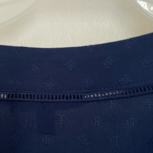 NWT LANE BRYANT BOHO PEASANT TOP. LONG SLEEVE FLORAL EMBROIDERY ACCENTS BLOUSE. - Picture 9 of 16